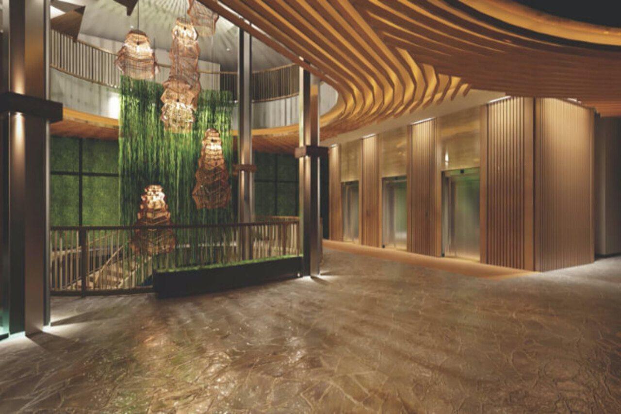 Hotel The Botanica Sanctuary Puncak Exterior foto The lobby of the hotel